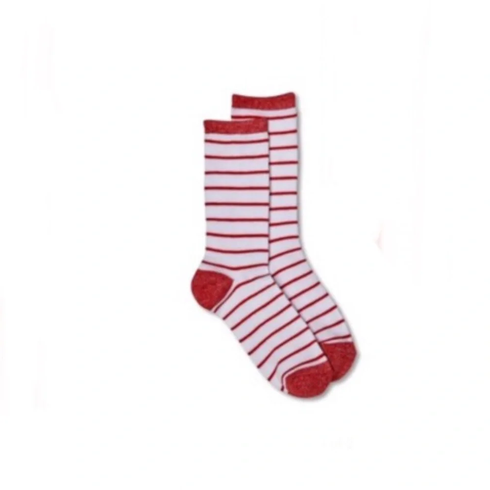 Holiday Time Ladies 2 Pack Crew Socks
